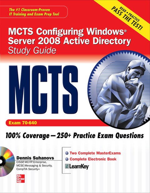 Cover image for book MCTS Windows Server 2008 Active Directory Services Study Guide (Exam 70-640) (SET)