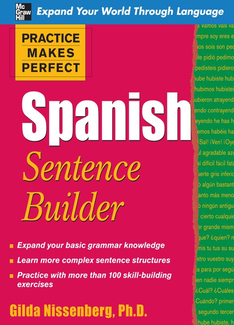 Cover image for book Practice Makes Perfect Spanish Sentence Builder