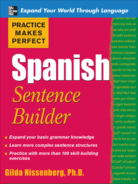 Cover image for book Practice Makes Perfect Spanish Sentence Builder