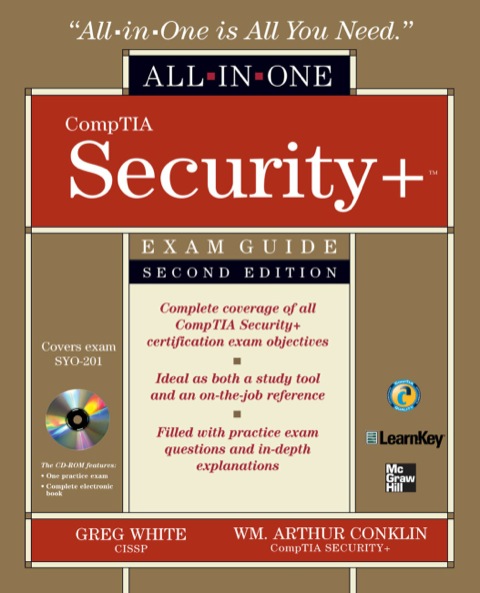 Cover image for book CompTIA Security+ All-in-One Exam Guide (Exam SY0-201)