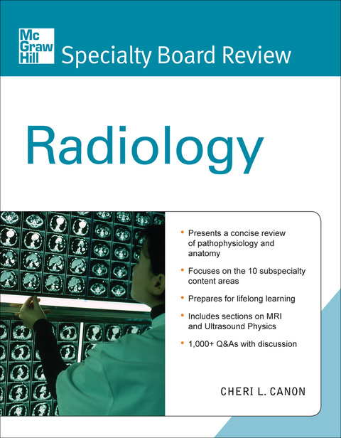 Cover image for book McGraw-Hill Specialty Board Review Radiology
