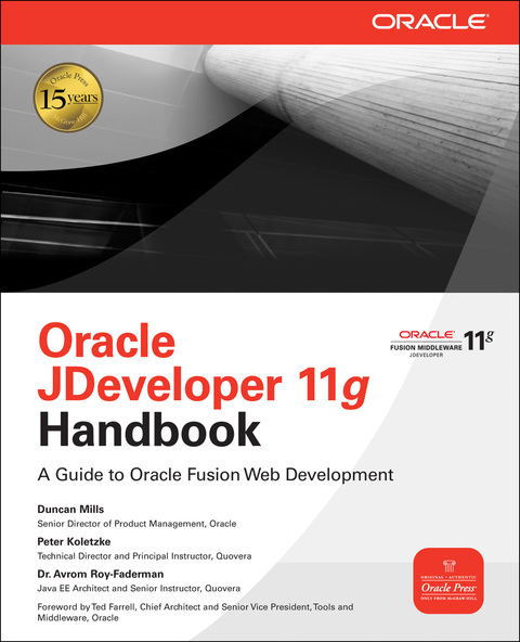 Cover image for book Oracle JDeveloper 11g Handbook