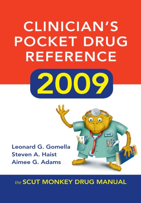 Cover image for book Clinician's Pocket Drug Reference 2009