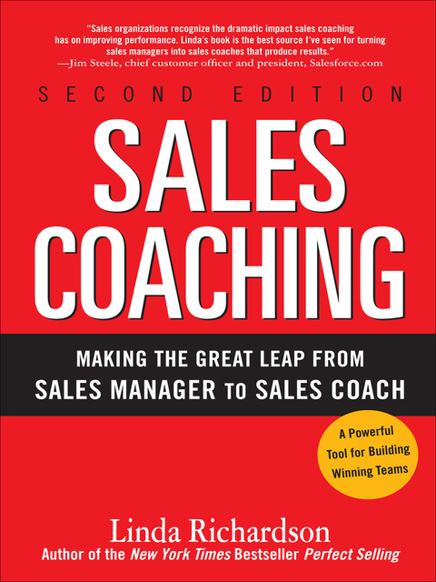 Cover image for book Sales Coaching: Making the Great Leap from Sales Manager to Sales Coach