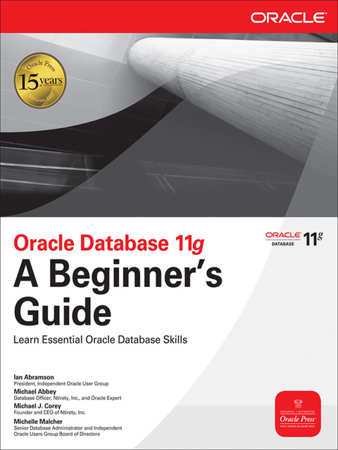 Cover image for book Oracle Database 11g A Beginner's Guide