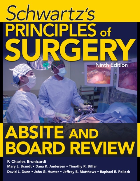 Cover image for book Schwartz's Principles of Surgery ABSITE and Board Review