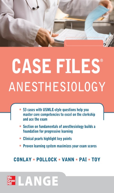 Cover image for book Case Files Anesthesiology