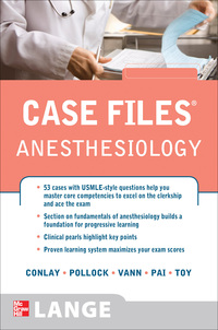 صورة الغلاف: Case Files Anesthesiology 1st edition 9780071606394