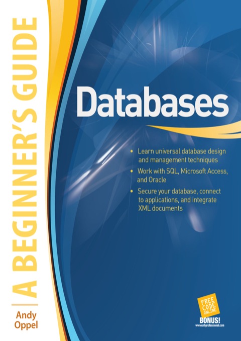 Cover image for book Databases A Beginner's Guide