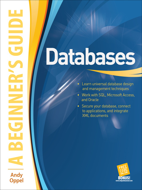 Cover image for book Databases A Beginner's Guide