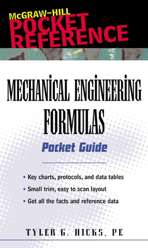Cover image for book Mechanical Engineering Formulas Pocket Guide