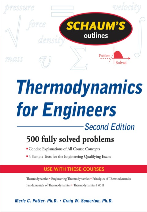 Cover image for book Schaum's Outline of Thermodynamics for Engineers, 2ed