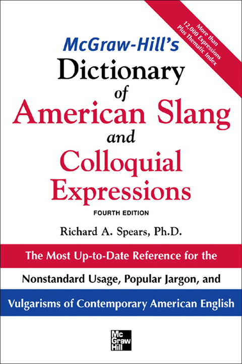Cover image for book McGraw-Hill's Dictionary of American Slang 4E (PB)
