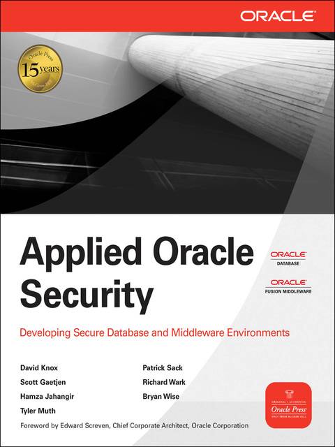 Cover image for book Applied Oracle Security: Developing Secure Database and Middleware Environments