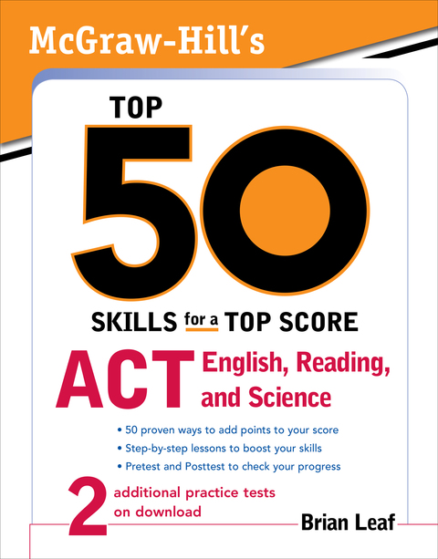 Cover image for book McGraw-Hill's Top 50 Skills for a Top Score: ACT English, Reading, and Science