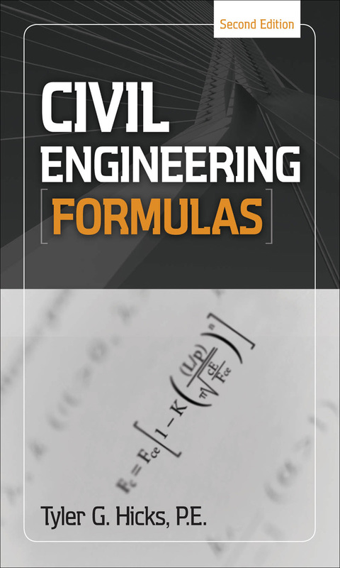 Cover image for book Civil Engineering Formulas