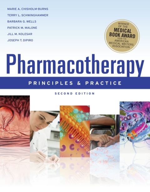 Cover image for book Pharmacotherapy Principles and Practice