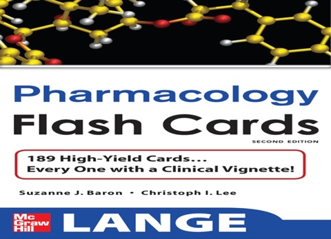 Cover image for book Lange Pharmacology Flash Cards