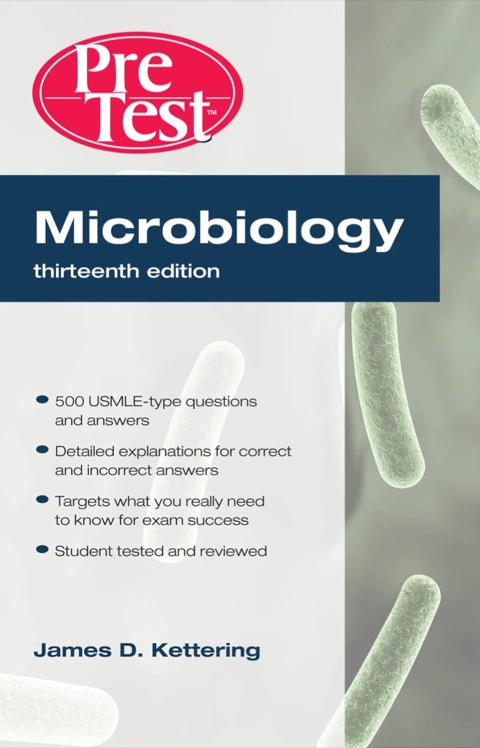 Cover image for book Microbiology PreTest Self-Assessment and Review