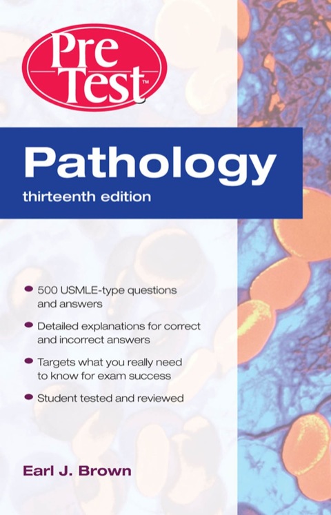 Cover image for book Pathology: PreTest Self-Assessment and Review