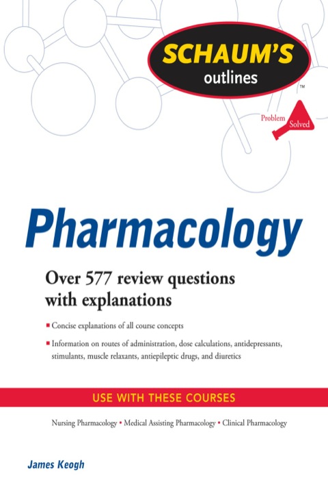 Cover image for book Schaum's Outline of Pharmacology