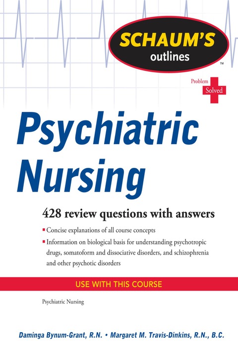 Cover image for book Schaum's Outline of Psychiatric Nursing