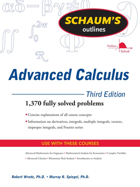 Cover image for book Schaum's Outline of Advanced Calculus