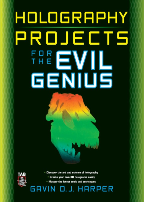 Cover image for book Holography Projects for the Evil Genius