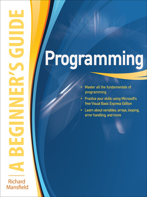 Cover image for book Programming A Beginner's Guide