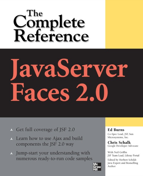 Cover image for book JavaServer Faces 2.0, The Complete Reference