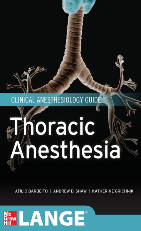 Cover image for book Thoracic Anesthesia