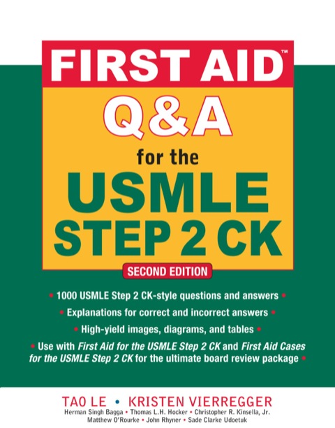 Cover image for book First Aid Q&A for the USMLE Step 2 CK