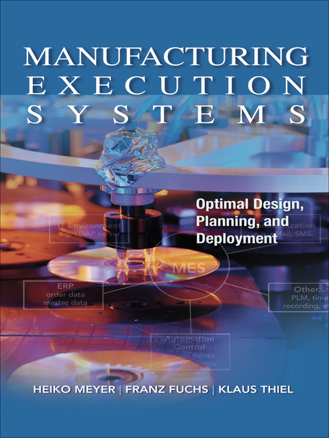 Cover image for book Manufacturing Execution Systems (MES): Optimal Design, Planning, and Deployment