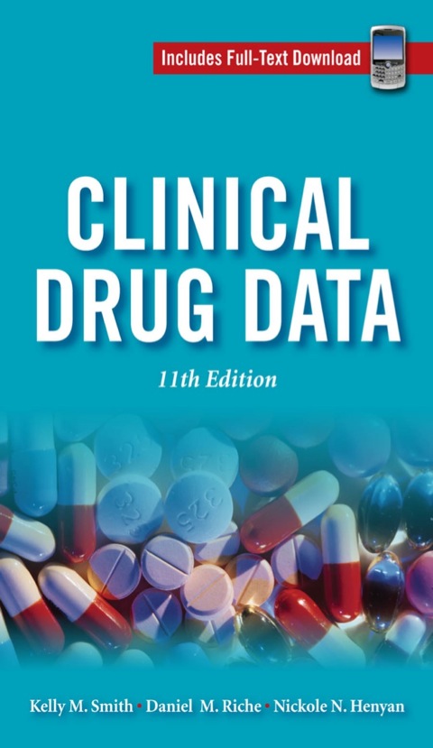 Cover image for book Clinical Drug Data