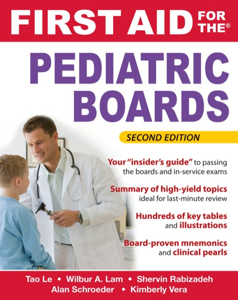 Cover image for book First Aid for the Pediatric Boards