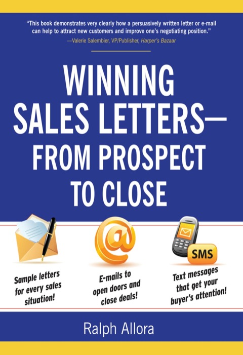 Cover image for book Winning Sales Letters From Prospect to Close