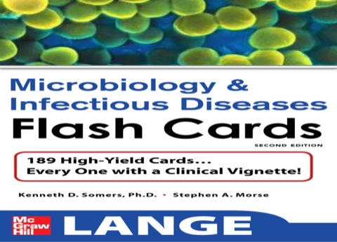 Cover image for book Lange Microbiology and Infectious Diseases Flash Cards