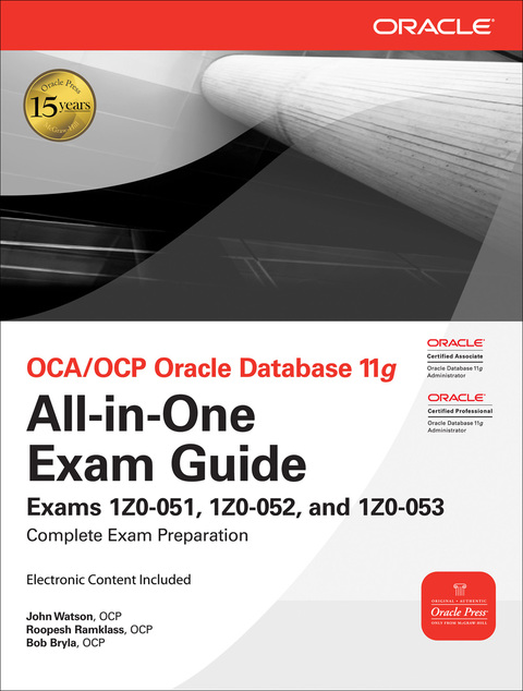 Cover image for book OCA/OCP Oracle Database 11g All-in-One Exam Guide