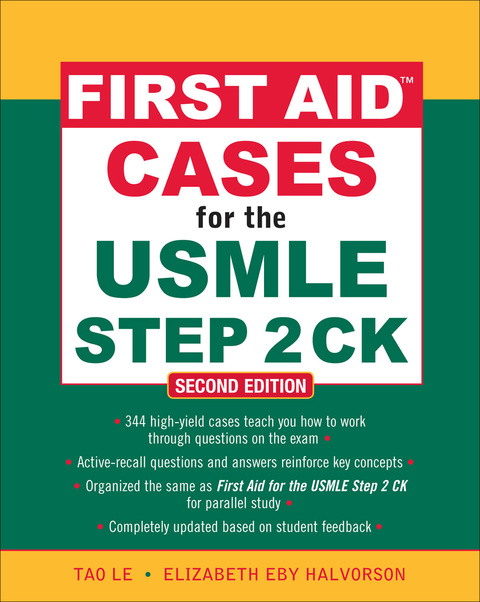 Cover image for book First Aid Cases for the USMLE Step 2 CK, Second Edition