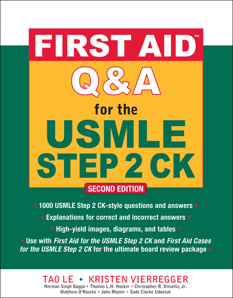 Cover image for book First Aid Q&A for the USMLE Step 2 CK, Second Edition