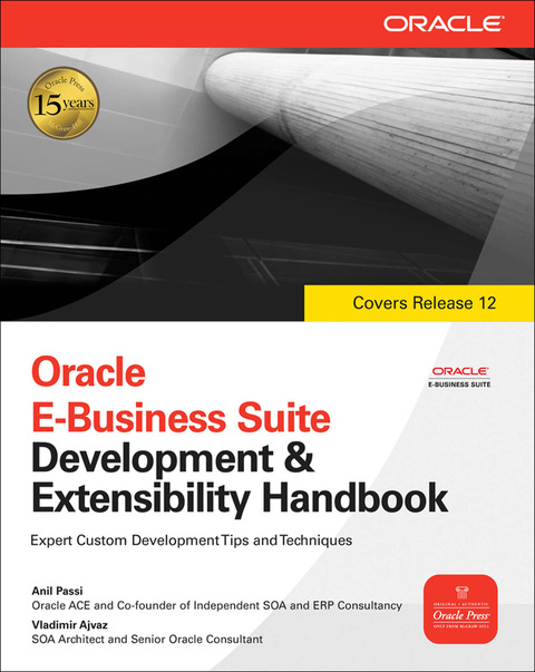 Cover image for book Oracle E-Business Suite Development & Extensibility Handbook