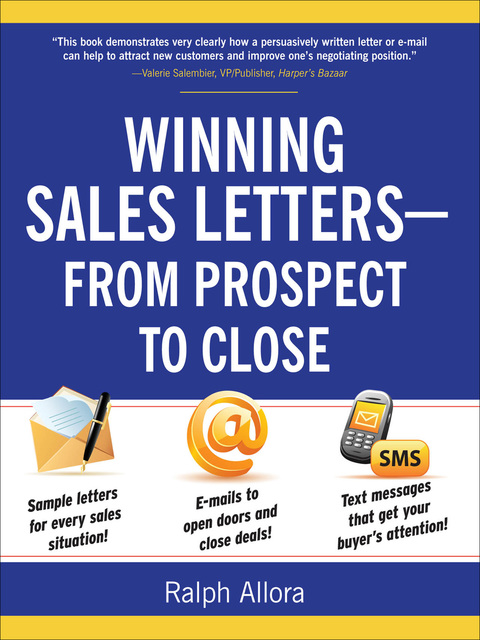Cover image for book Winning Sales Letters From Prospect to Close