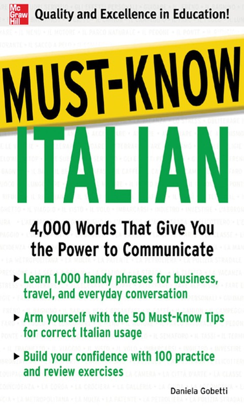 Cover image for book Must-Know Italian