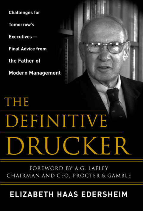 Cover image for book The Definitive Drucker