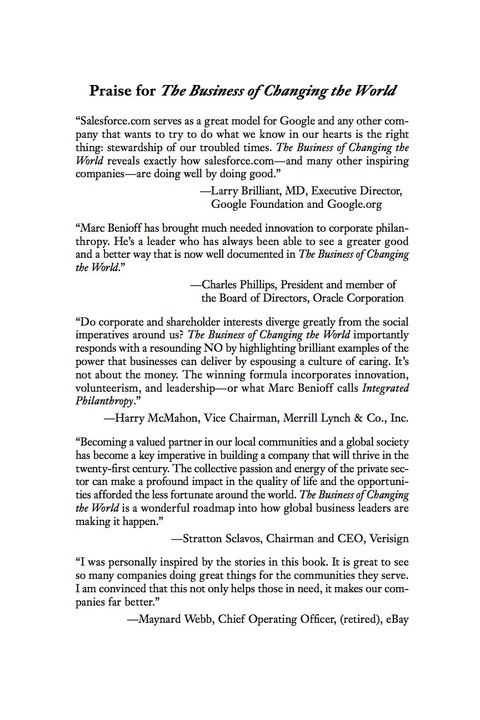 Cover image for book The Business of Changing the World