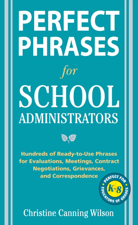 Cover image for book Perfect Phrases for School Administrators