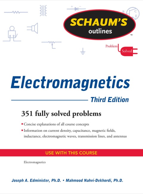 Cover image for book Schaum's Outline of Electromagnetics