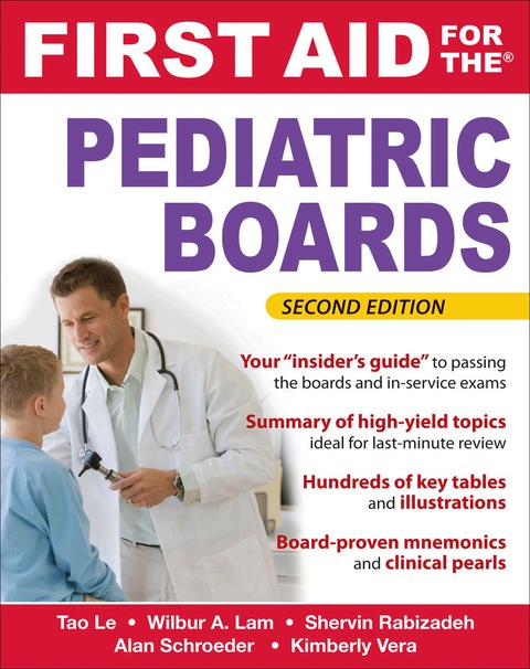 Cover image for book First Aid for the Pediatric Boards, Second Edition