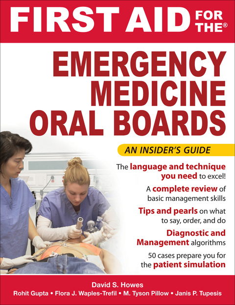 Cover image for book First Aid for the Emergency Medicine Oral Boards