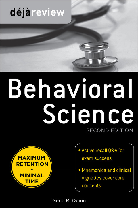 Cover image for book Deja Review Behavioral Science, Second Edition